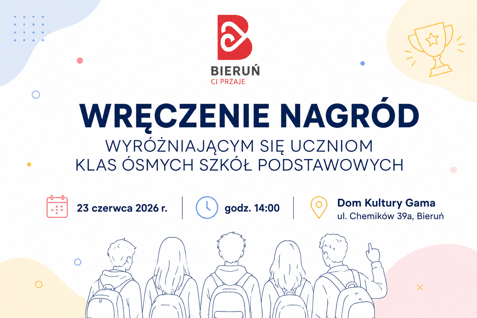 Nagrody dla uczniów klas ósmych